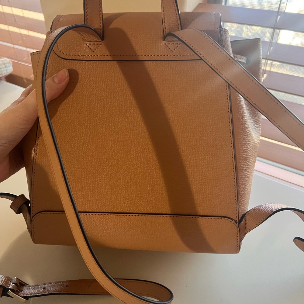 Kate Spade Tan Leather Backpack - Picture 6 of 6